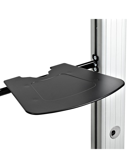STNDMTVDUO soporte para TV 152,4 cm (60") Negro, Plata