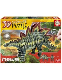CREATURE PUZZLE 3D ESTEGOSAURIO