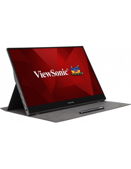 TD1655 pantalla para PC 39,6 cm (15.6") 1920 x 1080 Pixeles Full HD LED Pantalla táctil Multi-usuario Negro, Plata