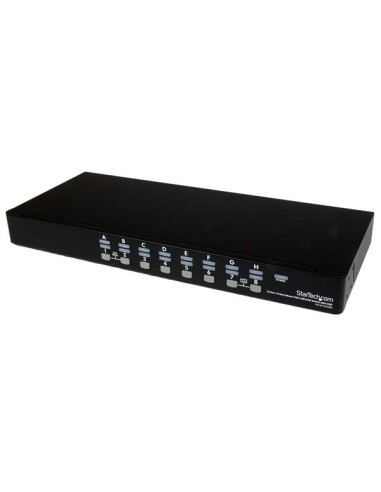 Conmutador Switch KVM 1U OSD y Cables 16 puertos USB A Vídeo VGA HD15