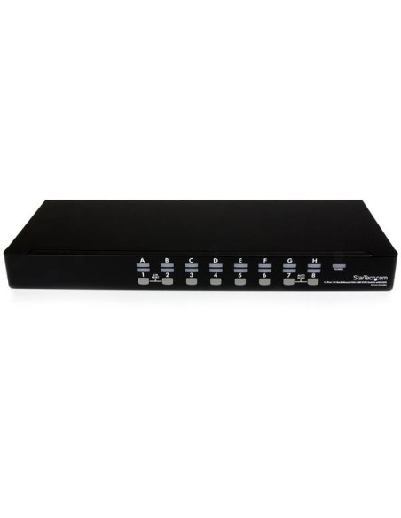 Conmutador Switch KVM 1U OSD y Cables 16 puertos USB A Vídeo VGA HD15