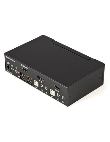 Conmutador Switch KVM 2 puertos HDMI con Hub Concentrador USB 2.0 Audio - 1920x1200 Conmutador Switch KVM 2 puertos HDMI con Hub Concentrador USB 2.0 Audio - 1920x1200