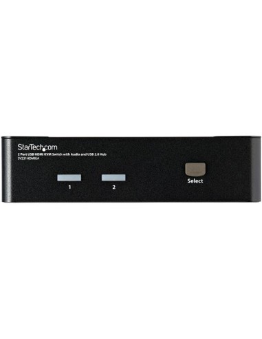 Conmutador Switch KVM 2 puertos HDMI con Hub Concentrador USB 2.0 Audio - 1920x1200
