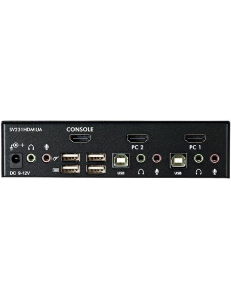 Conmutador Switch KVM 2 puertos HDMI con Hub Concentrador USB 2.0 Audio - 1920x1200 Conmutador Switch KVM 2 puertos HDMI con Hub Concentrador USB 2.0 Audio - 1920x1200