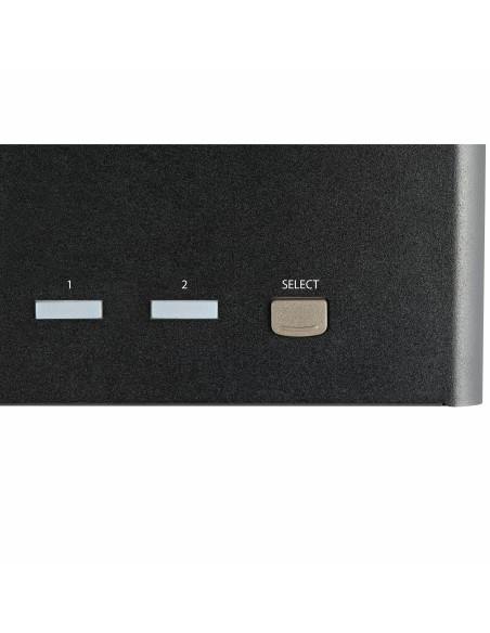 Switch Conmutador KVM de 2 Puertos DisplayPort 4K para 3 Monitores - Vídeo de 4K y 60Hz Ultra HD - HDR - Hub Ladrón USB 3.0 de  Switch Conmutador KVM de 2 Puertos DisplayPort 4K para 3 Monitores - Vídeo de 4K y 60Hz Ultra HD - HDR - Hub Ladrón USB 3.0 de