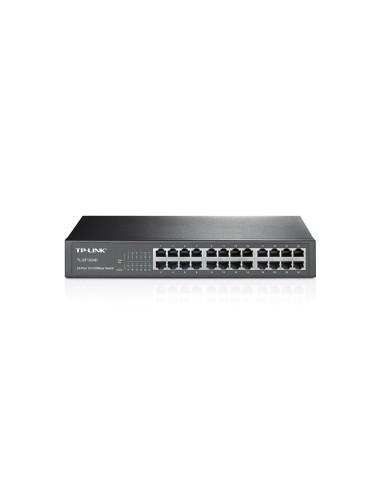 TL-SF1024D No administrado Fast Ethernet (10/100) 1U Negro