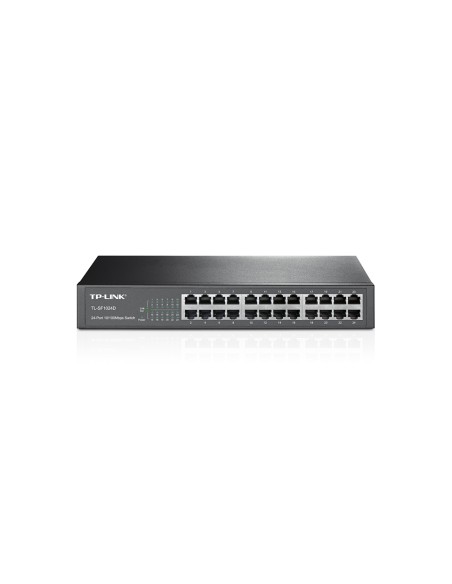 TL-SF1024D No administrado Fast Ethernet (10/100) 1U Negro