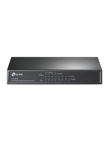 TL-SG1008P Gestionado Gigabit Ethernet (10/100/1000) Energía sobre Ethernet (PoE) Gris