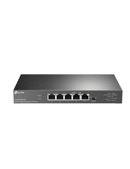 TL-SG105PP-M2 switch No administrado Gigabit Ethernet (10/100/1000) Energía sobre Ethernet (PoE) Negro