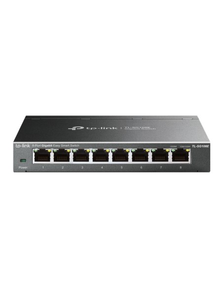 TL-SG108E Gestionado L2 Gigabit Ethernet (10/100/1000) Negro