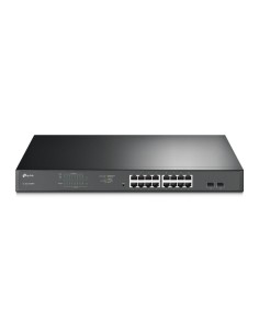TL-SG1218MPE Gestionado L2 Gigabit Ethernet (10/100/1000) Energía sobre Ethernet (PoE) 1U Negro