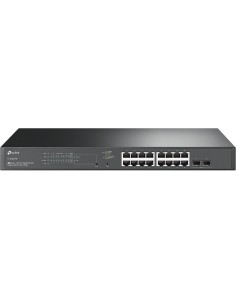 JetStream TL-SG2218P switch Gestionado L2/L2+ Gigabit Ethernet (10/100/1000) Energía sobre Ethernet (PoE) 1U Negro