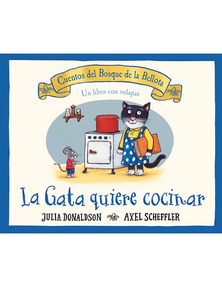 La gata quiere cocinar