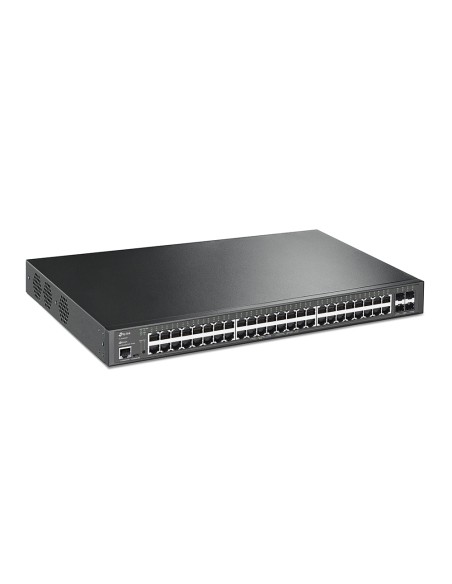 JetStream TL-SG3452XP switch Gestionado L2+ Gigabit Ethernet (10/100/1000) Energía sobre Ethernet (PoE) 1U Negro