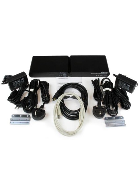 Extensor de Consola KVM HDMI USB por Cable Cat5e / Cat6 con Vídeo 1080p HD Sin Comprimir - 100m Extensor de Consola KVM HDMI USB por Cable Cat5e / Cat6 con Vídeo 1080p HD Sin Comprimir - 100m