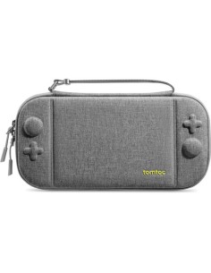 FancyCase-G05 Estuche de viaje Nintendo Tela Gris