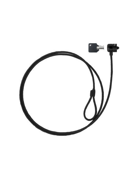 Cable de Seguridad con Llave para Portátiles 1.5 metros, Gris Oscuro