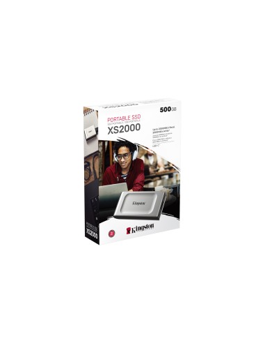 XS2000 500 GB Negro, Plata