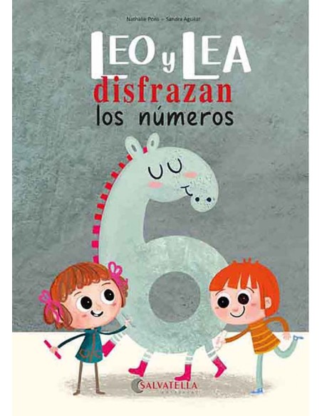 Leo y Lea disfrazan los numeros