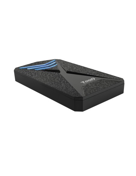 TQE-2550BL caja para disco duro externo Carcasa de disco duro/SSD Negro 2.5"