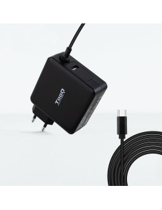 TQLC-USBC90PD adaptador e inversor de corriente Auto 90 W Negro