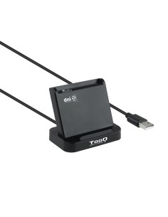 Lector de Tarjetas Inteligentes DNIe VISION USB 2.0, Negro