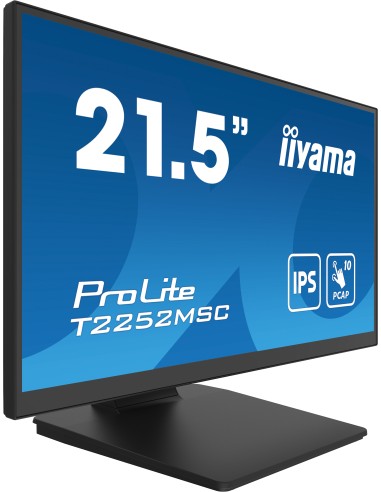 ProLite T2252MSC-B2 pantalla para PC 54,6 cm (21.5") 1920 x 1080 Pixeles Full HD LCD Pantalla táctil Negro