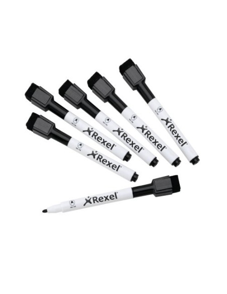 PACK 6 MINI ROTULADORES PIZARRA BLANCA NOBO 2104184