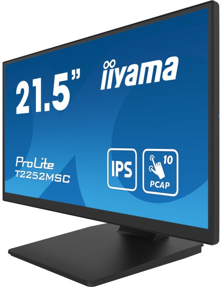 ProLite T2252MSC-B2 pantalla para PC 54,6 cm (21.5") 1920 x 1080 Pixeles Full HD LCD Pantalla táctil Negro