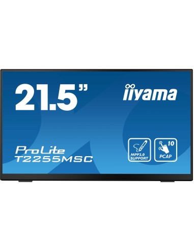 ProLite T2255MSC-B1 pantalla para PC 54,6 cm (21.5") 1920 x 1080 Pixeles Full HD LCD Pantalla táctil Negro