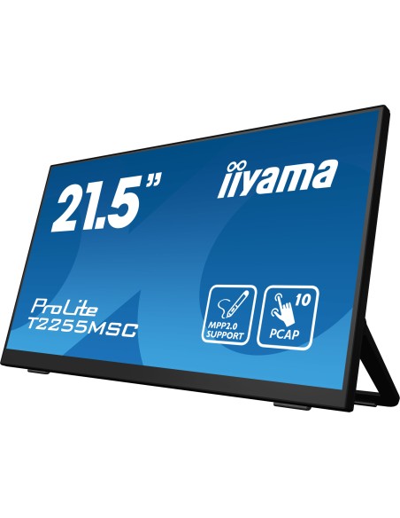 ProLite T2255MSC-B1 pantalla para PC 54,6 cm (21.5") 1920 x 1080 Pixeles Full HD LCD Pantalla táctil Negro