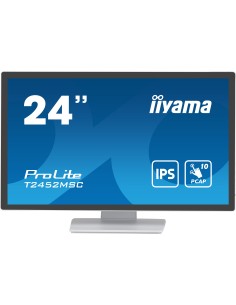 ProLite pantalla para PC 60,5 cm (23.8") 1920 x 1080 Pixeles Full HD LCD Pantalla táctil Multi-usuario Blanco 2