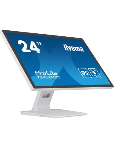 ProLite pantalla para PC 60,5 cm (23.8") 1920 x 1080 Pixeles Full HD LCD Pantalla táctil Multi-usuario Blanco