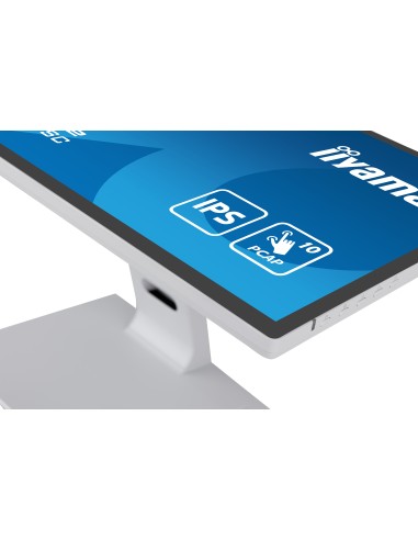 ProLite pantalla para PC 60,5 cm (23.8") 1920 x 1080 Pixeles Full HD LCD Pantalla táctil Multi-usuario Blanco