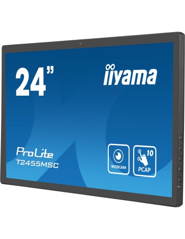 T2455MSC-B1 pantalla de señalización Pantalla plana para señalización digital 61 cm (24") LED 400 cd / m² Full HD Negro Pantall