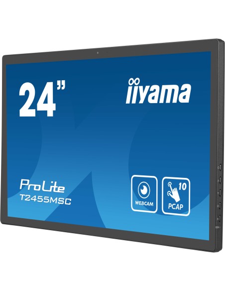 T2455MSC-B1 pantalla de señalización Pantalla plana para señalización digital 61 cm (24") LED 400 cd / m² Full HD Negro Pantall