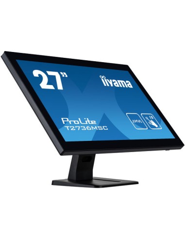 ProLite T2752MSC-B1 pantalla para PC 68,6 cm (27") 1920 x 1080 Pixeles Full HD LED Pantalla táctil Negro