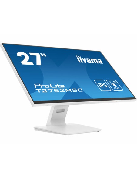 ProLite T2752MSC-W1 pantalla para PC 68,6 cm (27") 1920 x 1080 Pixeles Full HD LED Pantalla táctil Blanco ProLite T2752MSC-W1 pantalla para PC 68,6 cm (27") 1920 x 1080 Pixeles Full HD LED Pantalla táctil Blanco