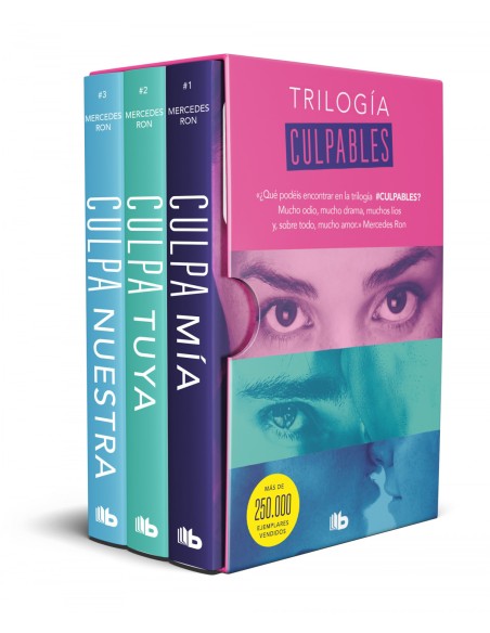 Trilogia Culpables estuche con Culpa mia Culpa tuya Culpa nuestra