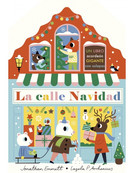 La calle Navidad Libro acordeon