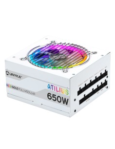 ATX Atilus RGB White 650W unidad de fuente de alimentación 20+4 pin ATX Blanco