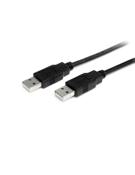 Cable de 1m USB 2.0 Alta Velocidad Macho a Macho USB A - Negro