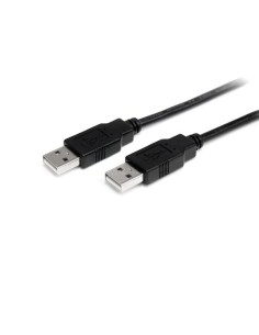 Cable de 2m USB 2.0 Alta Velocidad Macho a Macho USB A - Negro