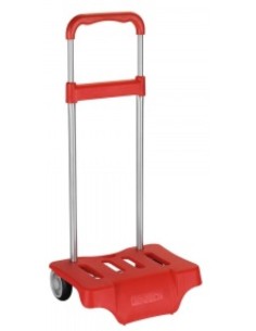 Carro portamochilas plegable 605 rojo safta