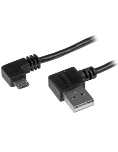 Cable de 1m Micro USB con conector acodado a la derecha