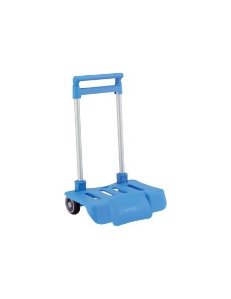 Carro portamochilas plegable 605 azul celeste safta