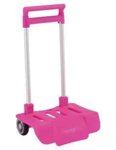 Carro portamochilas plegable 605 fucsia safta