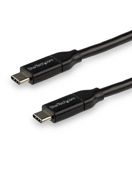 Cable de 3m USB-C a USB-C con capacidad para Entrega de Alimentación de 5A - USB TipoC - Cable de Carga USBC - USB 2.0