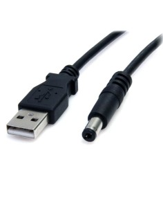 Cable de 91cm de alimentación USB A a M de Tipo Barril de 5,5mm