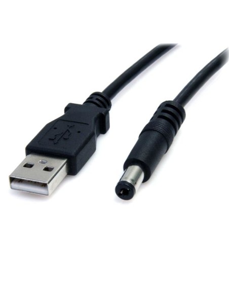 Cable de 91cm de alimentación USB A a M de Tipo Barril de 5,5mm